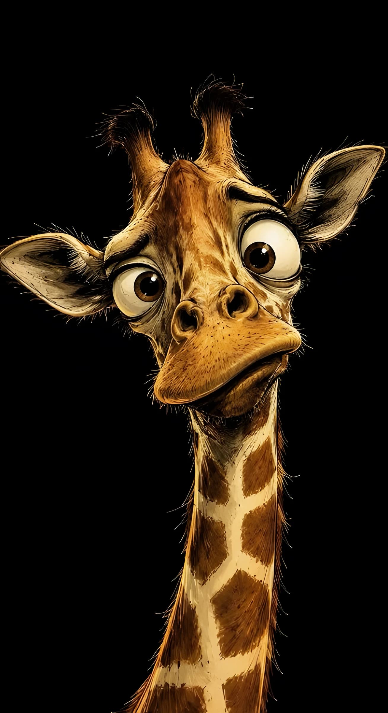 Surprised Giraffe — Удивлённый жираф