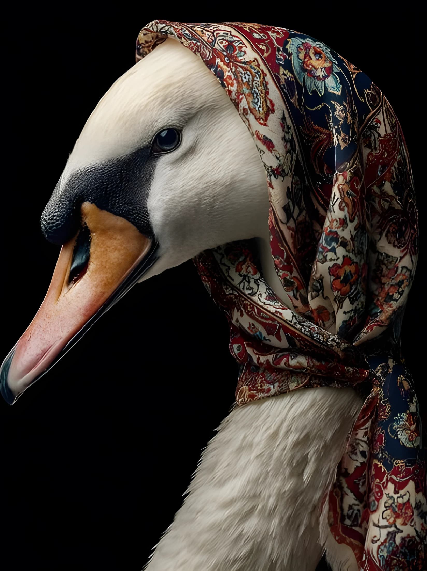 Swan in Silk — Лебедь в шёлке