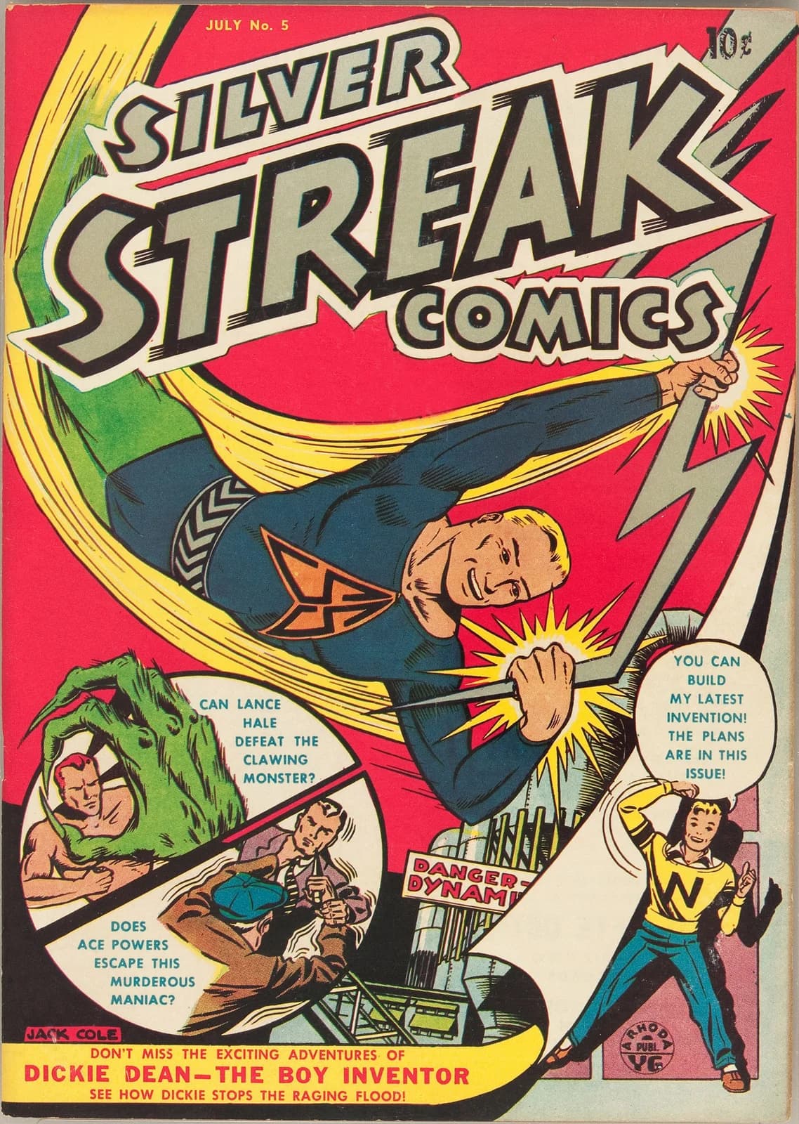 Серебряная полоса, Golden Age Comics