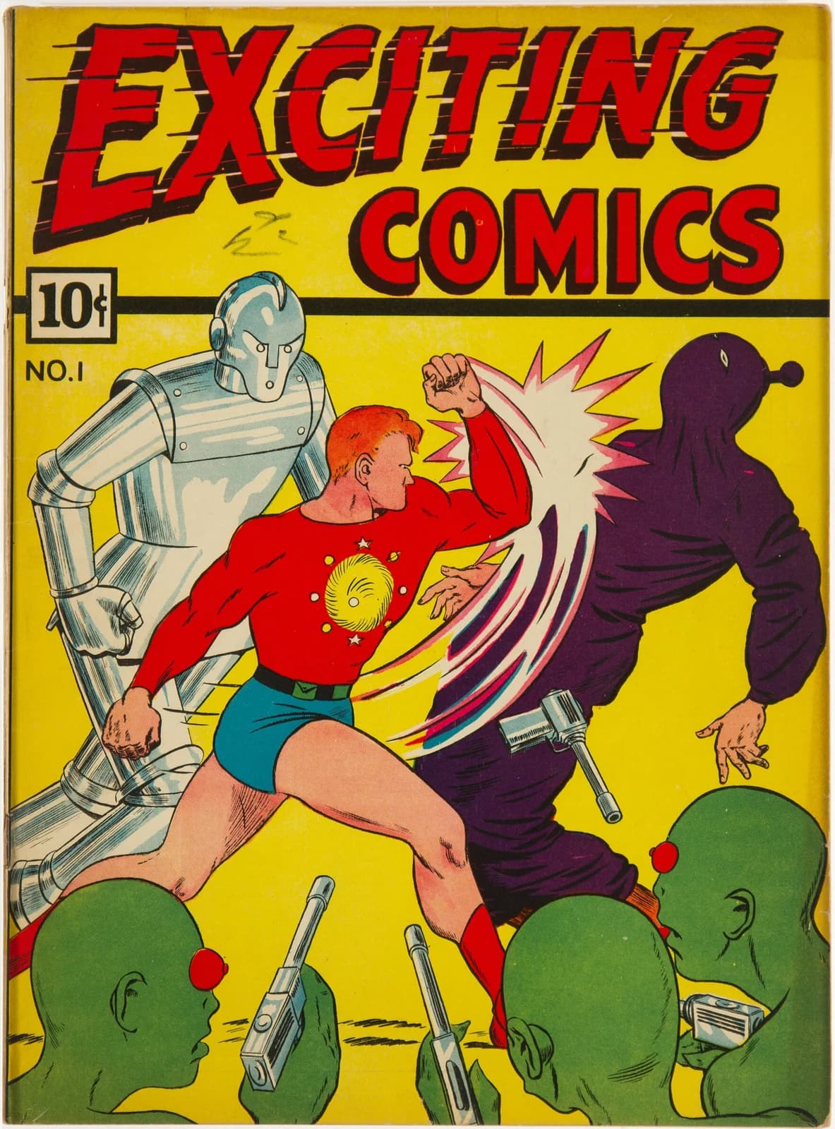 Первый удар, Golden Age Comics
