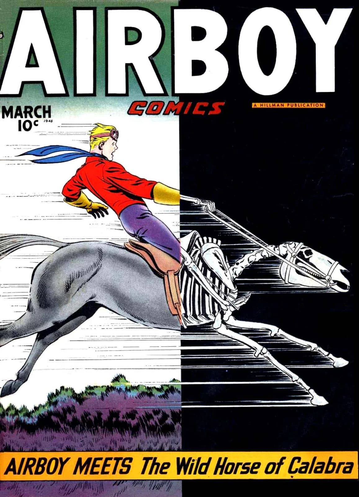 Воздушный ас, Golden Age Comics