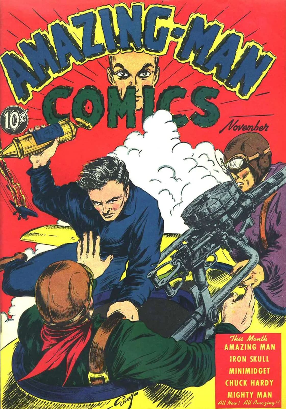 Удивительный человек, Golden Age Comics